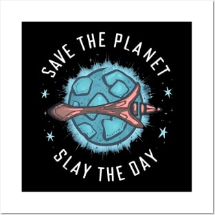 Save the Planet Posters and Art